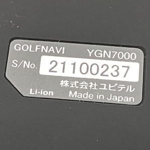 【動作保証】Yupiteru YGN 7000 ゴルフナビ ユピテル GPS 3.2インチ 中古 Y8750387の画像3
