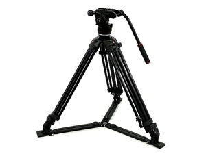 【動作保証】Manfrotto ナイトロテック 608 フルードビデオ雲台 MVTTWINGA 三脚 付き Nitrotech マンフロット 中古 美品 T8727728