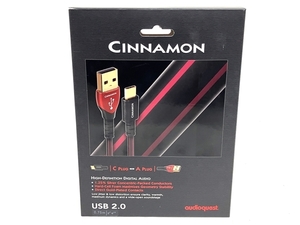 【動作保証】audioquest オーディオクエスト Cinnamon USB2.0 USBケーブル A-Type C PCアクセサリー 中古 良好 M8740160