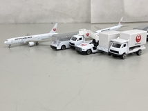 Japan Airlines 777 トリプルセブン ダイキャスト エアポートセット 2点 ホビー おもちゃ 中古 K8736436_画像5