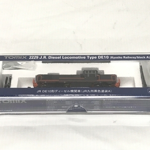 【動作保証】TOMIX 2229 JR DE10形 ディーゼル機関車 JR九州黒色塗装A Nゲージ 鉄道模型 トミックス 中古 良好 F8758190の画像2