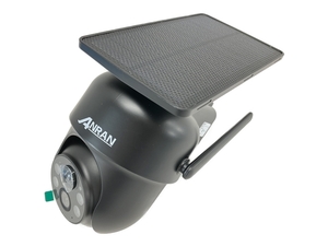 【動作保証】ANRAN AR-W606 防犯カメラ 監視カメラ ソーラー PTZカメラ 双方向通話 ブラック 中古 美品 W8700898