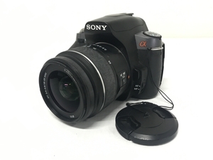 SONY α 380 DSLR-A380 ボディ SAL1855 18-55mm ズーム レンズ キット デジタル 一眼 レフ カメラ 撮影 写真 趣味 ジャンク F8726632