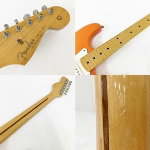 【動作保証】Fender USA American Vintage 57 Stratocaster Fiesta Red ギター ハードケース付き 中古 O8757108の画像3