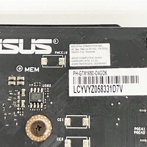 ASUS PH-GTX1650 -O4GD6 グラフィックボード PCパーツ ジャンク S8762982の画像9