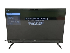 【動作保証】 SHARP AQUOS 2T-C32AC2 液晶テレビ 32型 2022年製 中古 良好 Y8753190