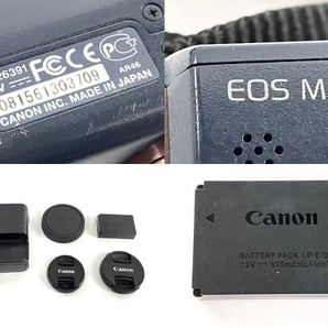【動作保証】CANON EOS M DS126391 EF-M 18-55 IS STM EF-M 22 STM 一眼レフ カメラ ダブルレンズキット 中古 良好 Y8767708の画像2