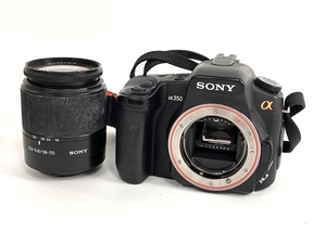 SONY α350 DSLR-A350 DT 18-70mm F3.5-5.6 デジタル一眼レフカメラ レンズセット ソニー ジャンク Y8745520