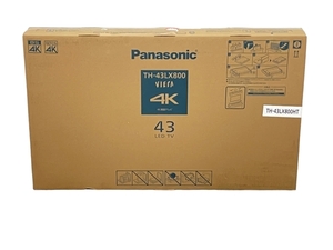 【動作保証】 Panasonic VIERA パナソニック 43型 TH-43LX800 4K 液晶 テレビ 未使用 O8764490