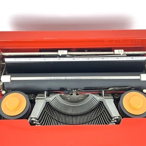 【初期動作保証】Olivetti Valentine タイプライター 赤バケツ 中古 Y8738847の画像10