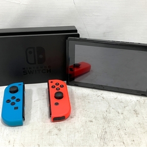 【動作保証】 Nintendo Switch HAD-S-KABAA ネオンブルー・ネオンレッド 任天堂 ゲーム機 中古 H8769365の画像1