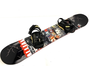 【引取限定】ALLIAN DAMAGE 150cm スノーボード ビンディング セット アライアン ダメージ 中古 直 B8668208