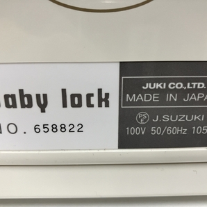 JUKI baby lock BL69WJ 糸取物語 Wave ロック ミシン ジューキ 裁縫 手芸 ジャンク B8750351の画像6