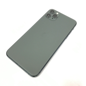 【動作保証】 Apple iPhone 11 Pro MAX スマートフォン 携帯電話 256GB 6.5インチ ミッドナイトグリーン docomo 中古 良好 T8609433の画像1