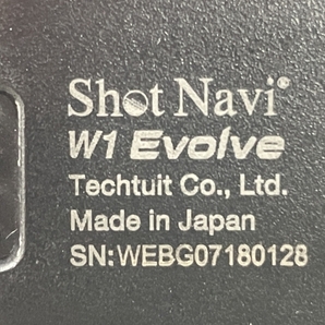 【動作保証】Shot Navi ショットナビ W1 Evolve GPS ゴルフナビウォッチ 時計 中古 良好 K8737480の画像2