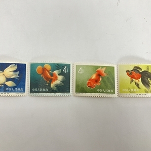 中国切手 特38 金魚シリーズ 12種完 1960年 消印なし 中古 W8761485の画像2