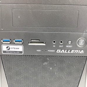 【動作保証】 Dospara GALLERIA XT ゲーミング デスクトップ パソコン i7 8700 16GB SSD 512GB GTX1660Ti Win11 中古 T8646550の画像4