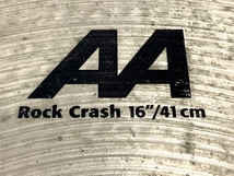 セイビアン SABIAN AA Rock Crash 18/46cm シンバル 打楽器 ドラム 割れあり ジャンク T8759693_画像2