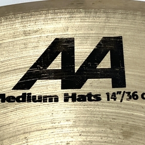 【動作保証】SABIAN セイビアン ハイハットシンバル AA 14” / 36cm Medium Hats 中古 T8759684の画像10