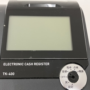 【動作保証】CASIO カシオ TK-400 電子レジスター 店舗用品 カシオ レジ 中古 O8777130の画像5