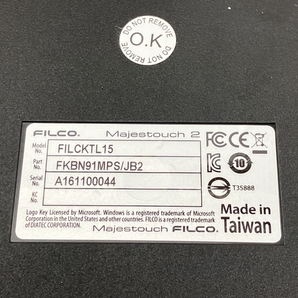 【動作保証】 FILCO FILCKTL15 Majestouch 2 Tenkeyless S キーボード テンキーレス PC周辺機器 中古 W8744298の画像3