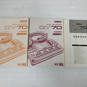 【動作保証】 YAMAHA QY70 シーケンサ― リズムマシン ヤマハ 中古 良好 O8771623の画像2