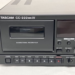 TASCAM CC-222 MK IV カセット デッキ オーディオ 音響 ジャンク F8720759の画像4