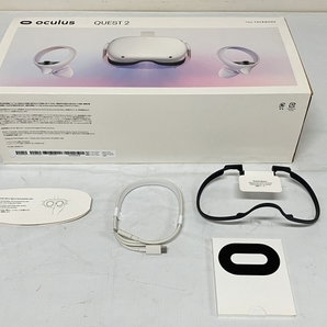 【動作保証】 Oculus QUEST2 KW49CM 128GB VR ヘッド セット 家庭用 ゲーム機 遊び 家電 中古 F8759513の画像3