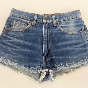 【1円】 Levi's 626-02 347 3117 香港製 ジーパン デニム カットオフ 中古 K8386599の画像1