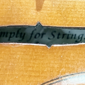 Simply for Strings Arioso バイオリン 1/4サイズ 2013年製 弓付き 楽器 弦楽器 クラシック 中古 B8401155の画像4