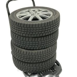 DUNLOP 165/60R15 WINTER MAXX スタッドレス タイヤ /MANARAY SPORT EuroSpeed 15×4.5J 45 ホイール 4本セット 中古 直 Z8412280の画像1