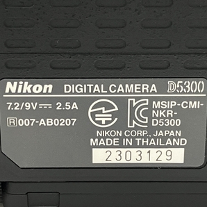 【動作保証】 NIKON ニコン D5300 デジタル一眼レフカメラ ボディ 中古 良好 N8774932の画像10