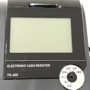 【動作保証】 CASIO カシオ TK-400 電子レジスター 店舗用品 カシオ レジ 中古 O8653233の画像5