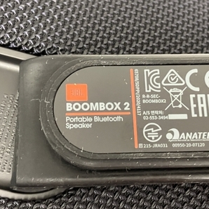 【動作保証】 JBL BOOMBOX 2 ポータブル Bluetooth スピーカー 防水 ブラック 中古 美品 T8703027の画像9