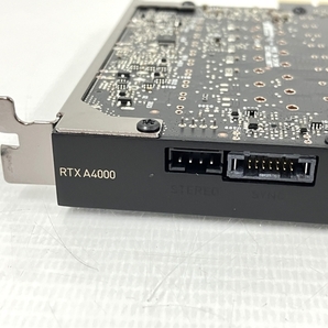 【動作保証】 NVIDIA RTX A4000 プロフェッショナル グラフィックボード ビデオカード PCパーツ GDDR6 PCIe Gen4 DP 中古 良好 T8775094の画像6