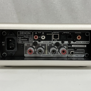 【動作保証】DENON PMA-60 プリメインアンプ Bluetooth デジタル入力 音響機材 デノン 中古 良好 S8759137の画像6