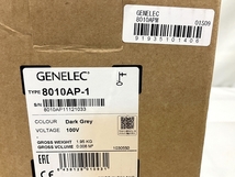 GENELEC 8010AP-1 パワードスピーカー ペア セット ダークグレー オーディオ 未使用 開封済 T8764094_画像4