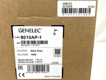 GENELEC 8010AP-1 パワードスピーカー ペア セット ダークグレー オーディオ 未使用 開封済 T8764094_画像3