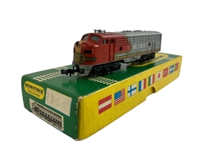 [Операция гарантия] Minitrix 2951 Санта -Фе Железнодорожный EMD F7A Diesel Locomotive N Lauge Model Используется N8768052