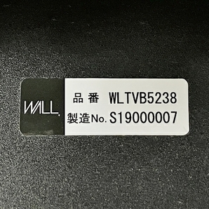 【引取限定】WALL INTERIOR TVSTAND V3 WLTVB5238 32~80インチ対応 テレビ スタンド ロータイプ ウォールナット EQUALS 中古 直 T8616598の画像9