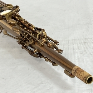 【動作保証】中島楽器 NAKAJIMA S.SAX MAT DL ソプラノサックス W/E 彫刻有り 管楽器 ケースあり 中古 美品 N8756910の画像8