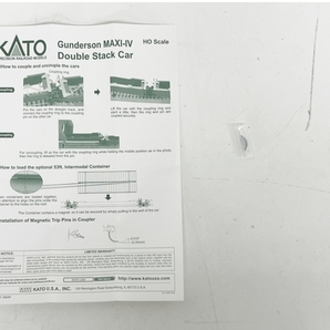 【動作保証】KATO 253411 Gunderson MAXI-IV Double Stack Car BNSF Swoosh Logo HOゲージ 鉄道模型 カトー 中古 S8777897の画像4