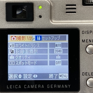 【動作保証】Leica 初代 D-LUX 18 239 コンパクト デジタルカメラ 革ケース 元箱付き 中古 W8783187の画像3