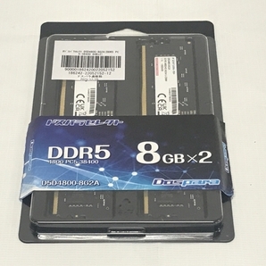 【動作保証】ドスパラセレクト D5D4800-8G2A DDR5 8GB×2 4800 PC5-38400 メモリ PC 周辺 機器 パーツ 未使用 F8728054の画像1