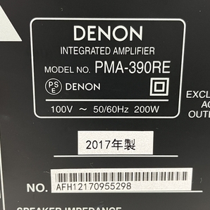 【動作保証】デノン PMA-390RE プリメイン アンプ DENON 音響 機材 中古 N8786888の画像6
