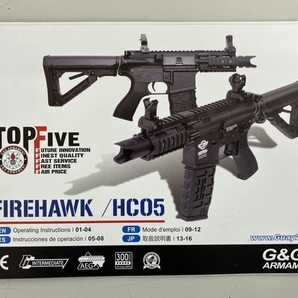 【動作保証】G&G Fire Hawk HC05 CM16 ファイアホーク 電動ガン 収納ケース セット エアガン サバゲー 中古 K8754898の画像4