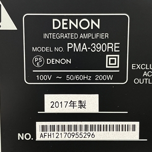 【動作保証】デノン PMA-390RE プリメイン アンプ DENON 音響 機材 中古 N8760185の画像5
