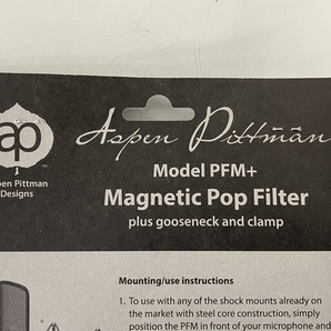 Aspen Pittman ポップガード フィルター マイク 音響機材 未使用 K8736205の画像4