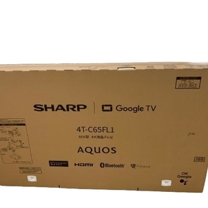 【動作保証】SHARP AQUOS 4T-C65FL1 65インチ 4K 液晶テレビ シャープ 未使用 未開封 楽 B8757212の画像1