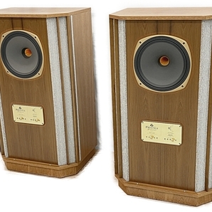 【引取限定】【動作保証】TANNOY Yorkminster Teak ツインリアバスレフ型 音響 オーディオ タンノイ スピーカー ペア 中古 良好 C8756489の画像1